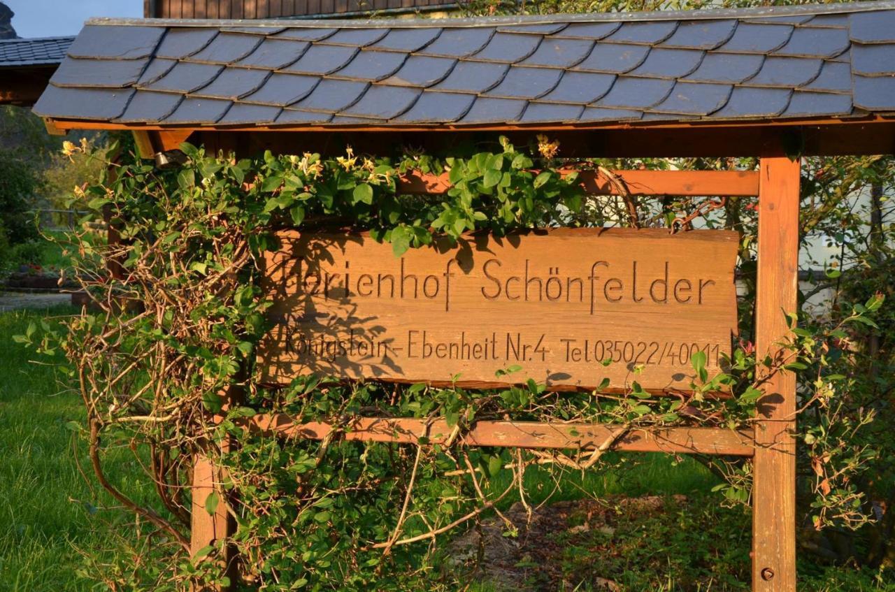 Ferienhof Schoenfelder Königstein Exterior foto